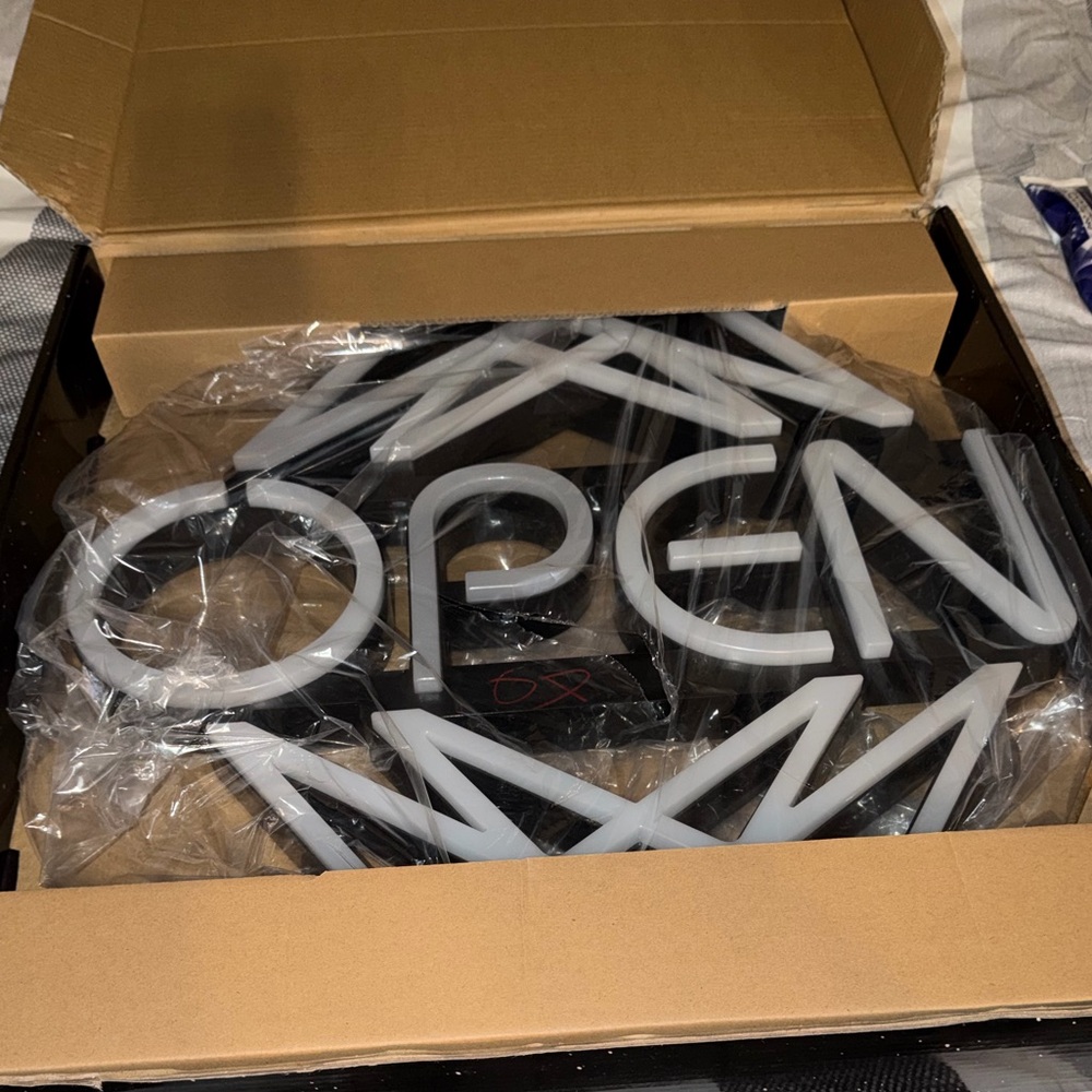 Neon Open Sign with Remote - Picture 5 of 6